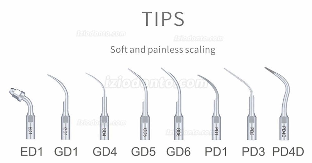 Woodpecker® DTE D7 Ultrassom Odontológico Scaler com & Reservatório Compatível com SATELEC